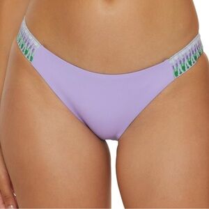 NWT BECCA Delilah Avery American Tab Cheeky Coverage Bikini Bottom - XL